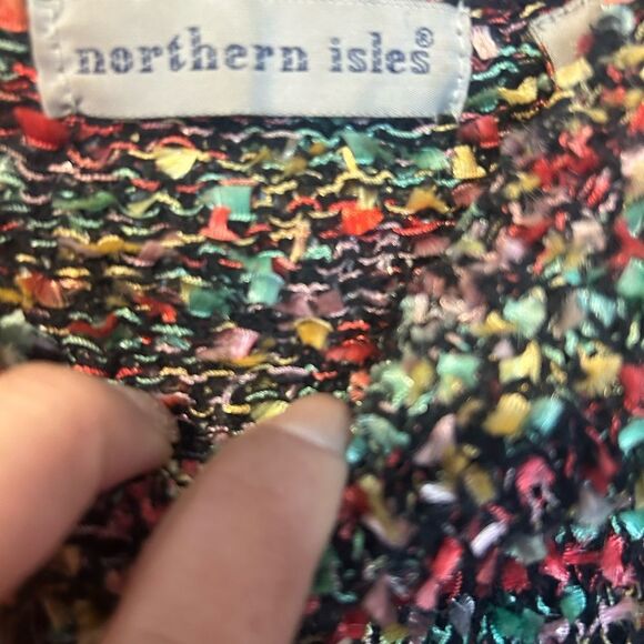 Wool blend multi colored sweater - Picture 3 of 5
